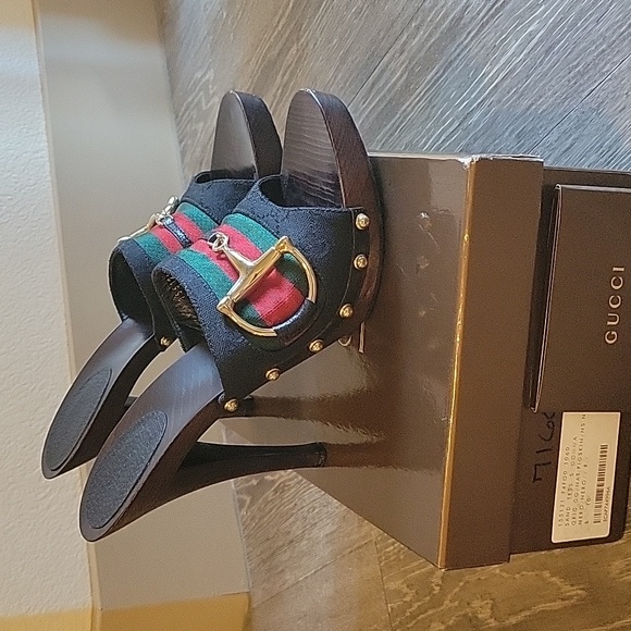 GUCCI New in box size 10 high heel slide with box - Picture 7 of 8